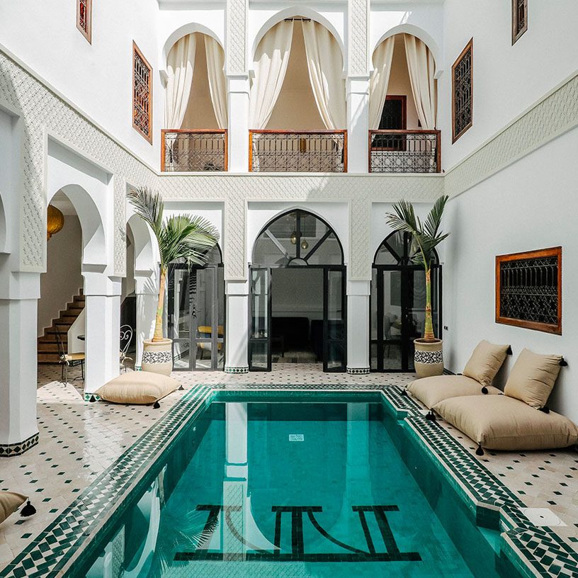 Investir style de riad maison hôte a Marrakech