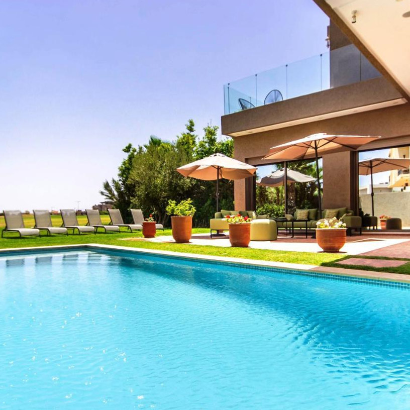 Investir villa avec piscine a Marrakech
