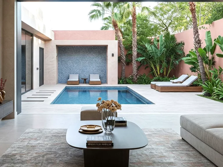 Villa Ami – Villa marocaine avec piscine de 6 chambres à louer à Argan Golf